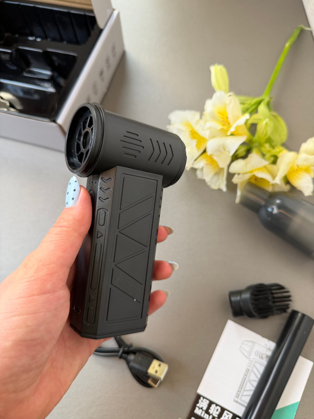 مینی جت فن شارژی اورجینال Violent ZY7400 | دمنده فوقپرقدرت و سریع