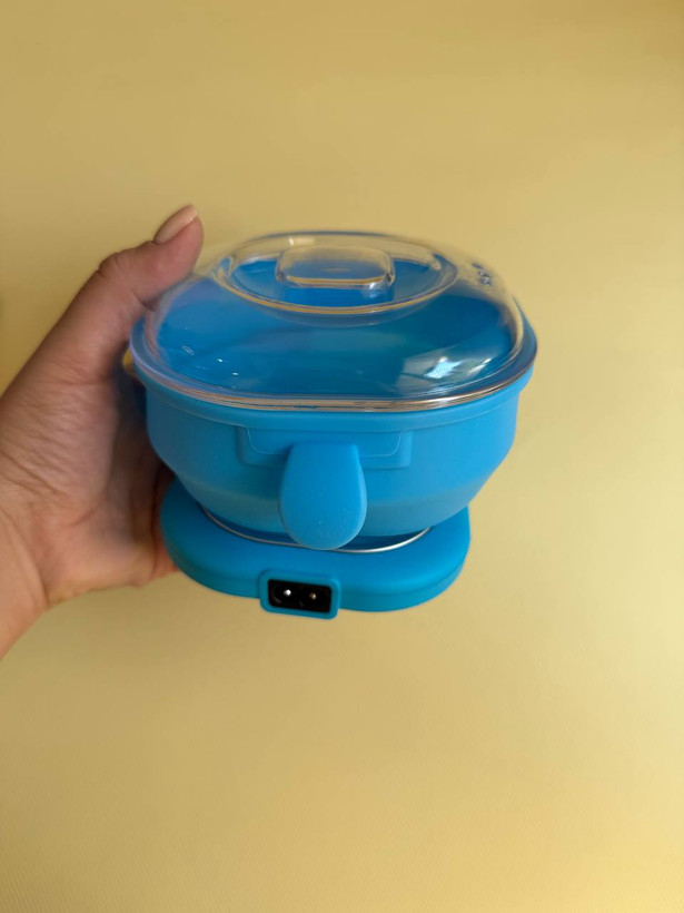 دستگاه ذوب وکس سیلیکونی تاشو Wax Warmer اورجینال | موم گرم کن 400 میلیلیتری 100 وات
