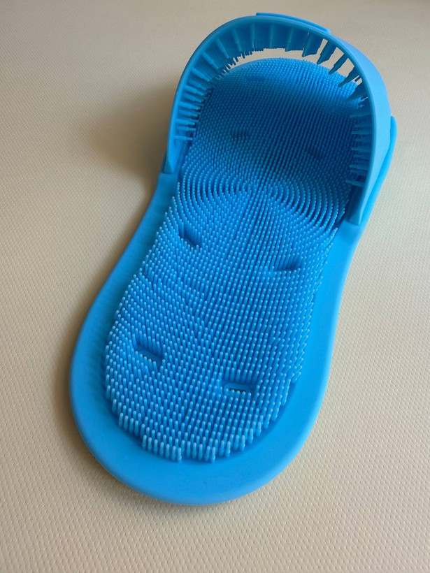 دمپایی سیلیکونی شستشوی پا ماساژور | چسبونکی ضد لغزش – بسته 1 عددی